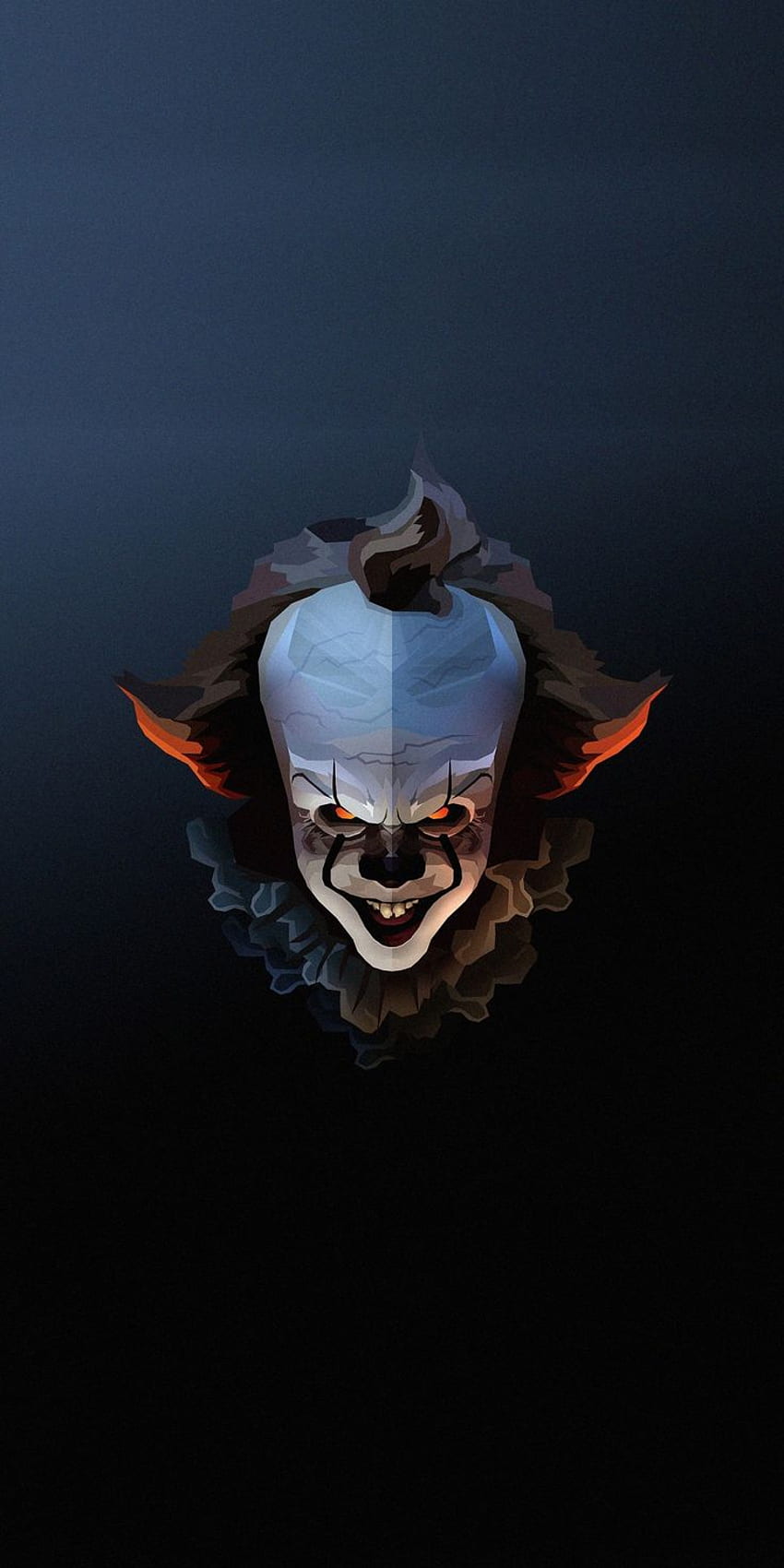 Pennywise, The Clown, halloween, artwork, . Kaws , Scary , Pennywise the clown, Creepy Disney HD phone wallpaper