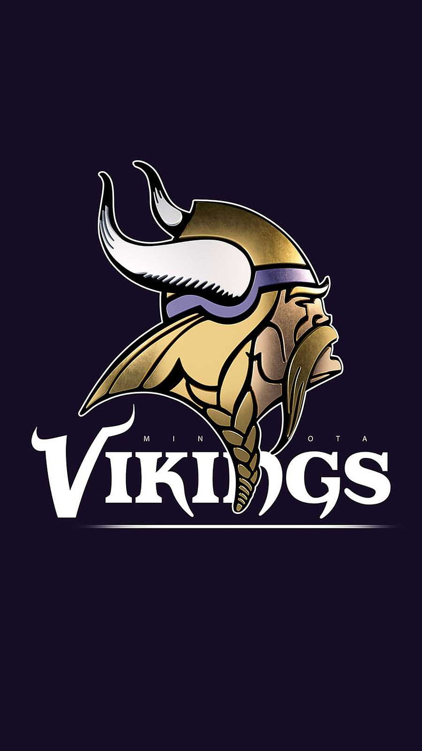 Vikingos de Minnesota , Logotipo de los Vikingos de Minnesota fondo de pantalla del teléfono