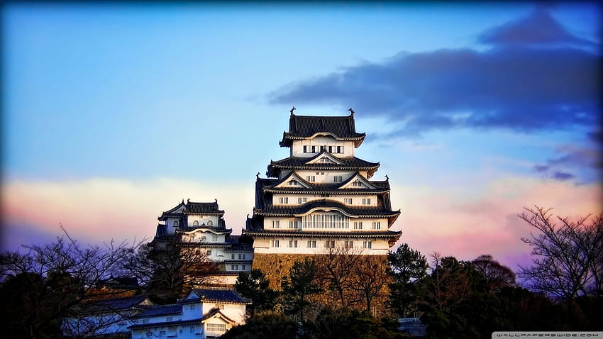 Япония => Замъкът Химеджи. Замъкът Химеджи HD тапет