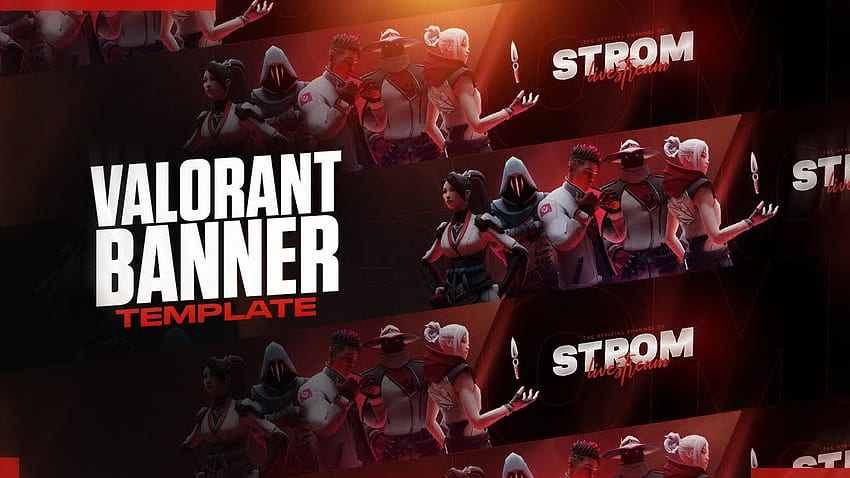 Valorant Gaming Youtube Banner Template !. Gaming Channel Art Template HD wallpaper