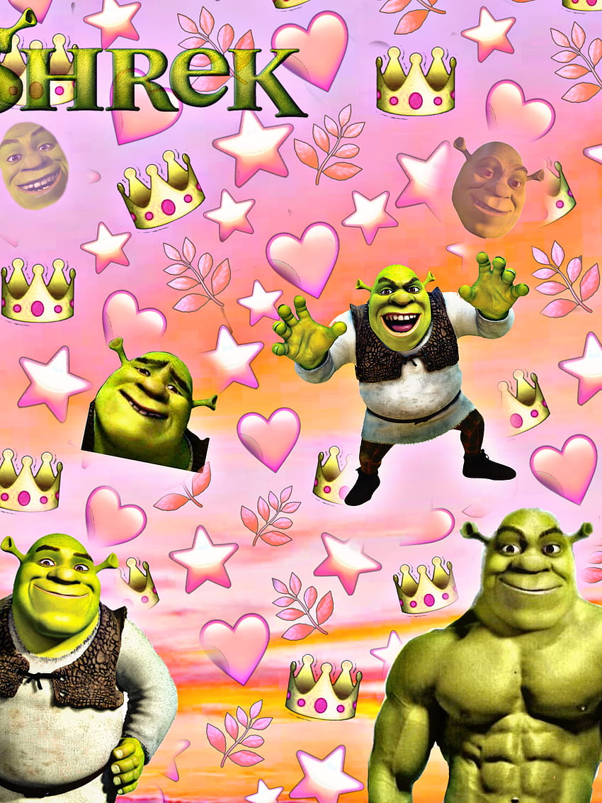 shrek lockscreen amour esthétique 342042346053201, Esthétique Shrek Fond d'écran de téléphone HD