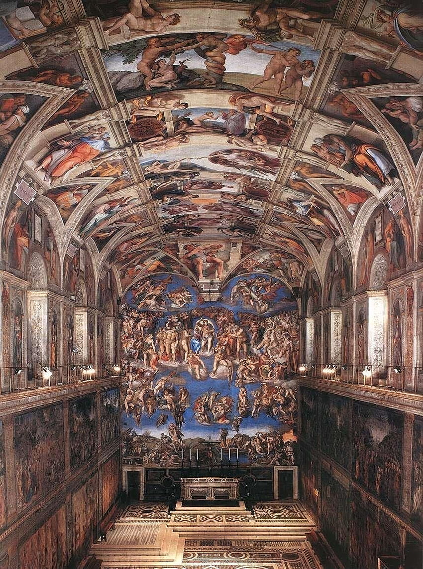 Sistine Chapel At The Vatican Background Picture Sistine Chapel Background  Image And Wallpaper for Free Download
