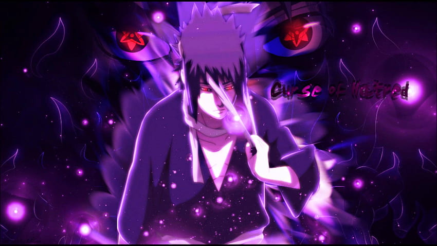 Sasuke Purple - Novocom.top, Sasuke Evil HD тапет