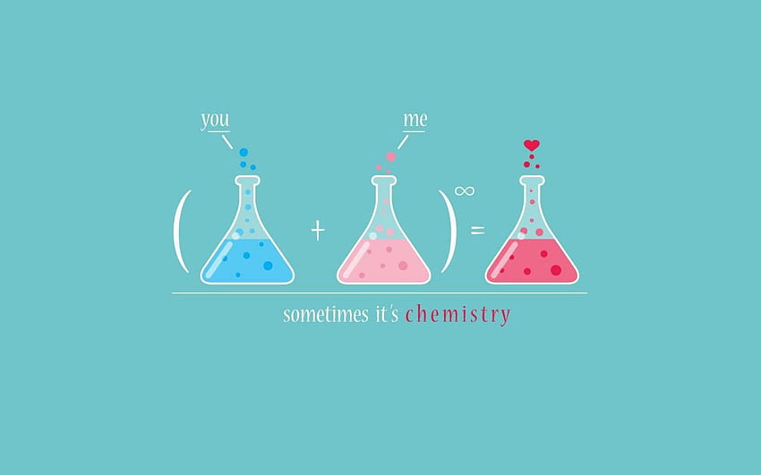 We got Chemistry blue cute heart love minimal love musehues pink  science HD phone wallpaper  Peakpx