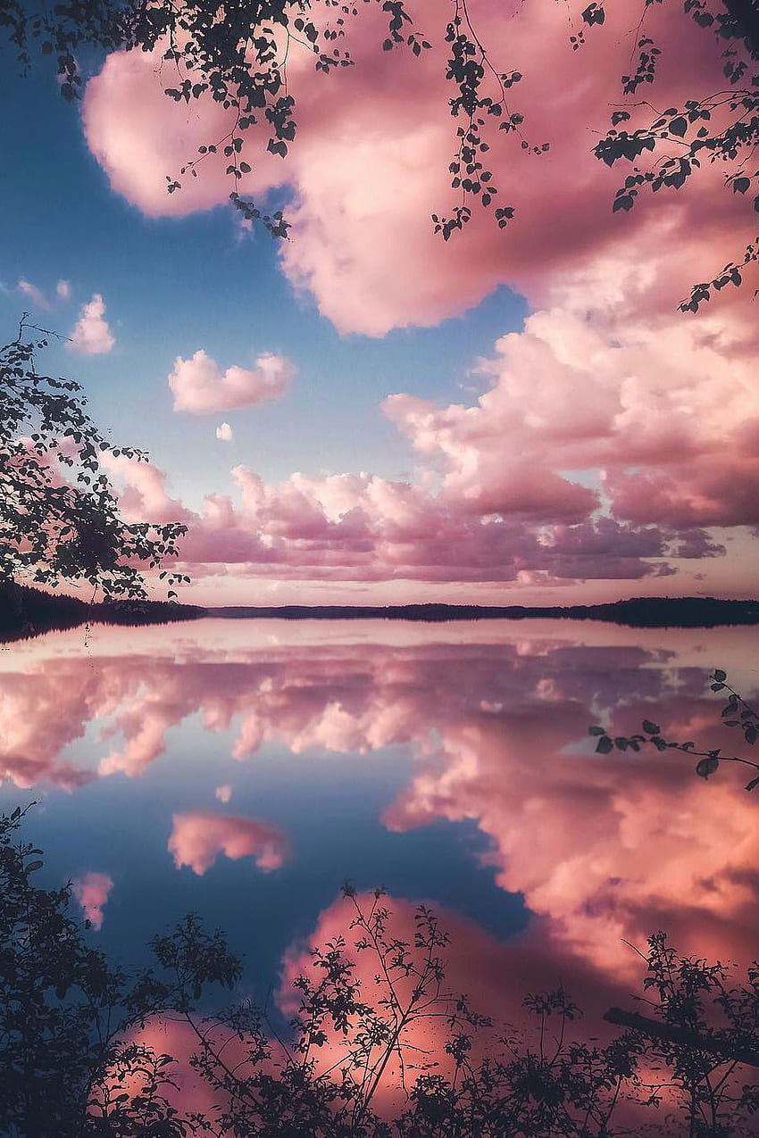 Güzellik Manzara Gökyüzü Gün Batımı, Manzara HD telefon duvar kağıdı