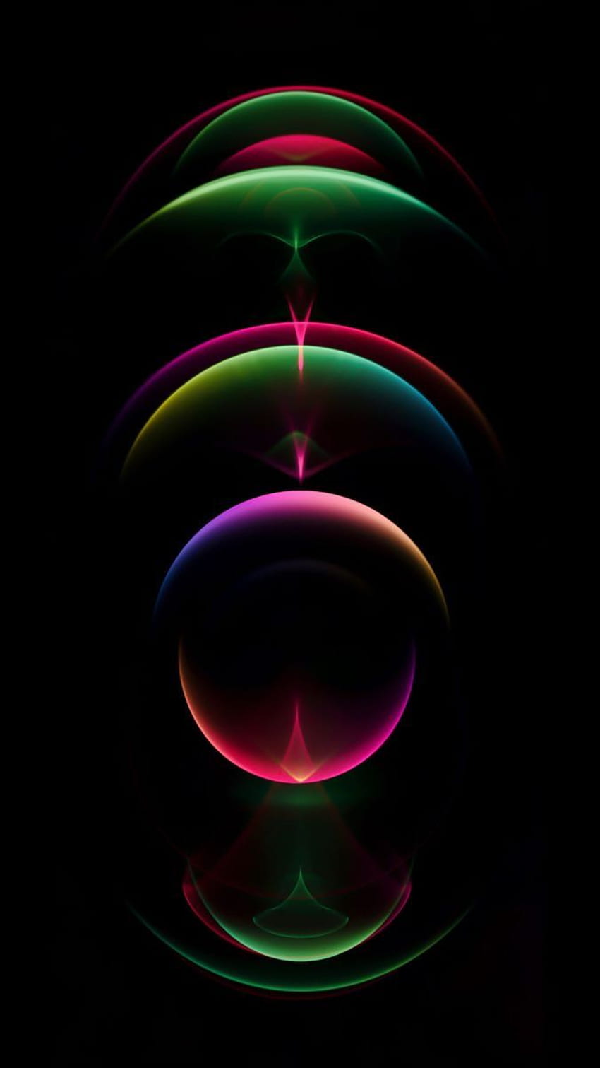 Apple arcobaleno iphone 12. grafi alam, Abstrak, Ilustrasi, 12 Original Sfondo del telefono HD