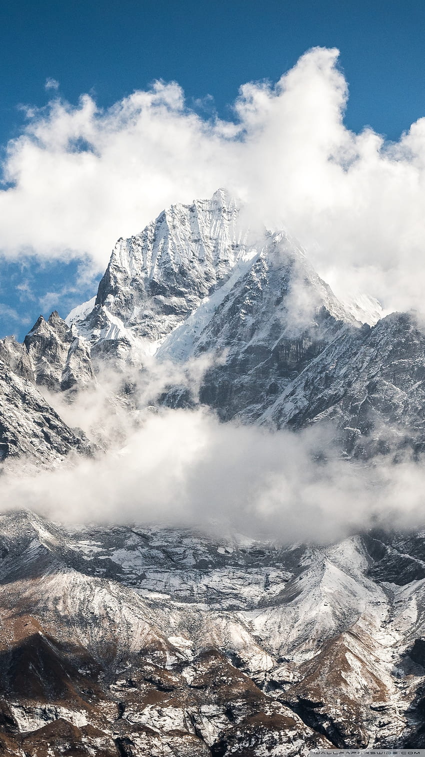 Mount Everest Himalaya Ultra Tło dla U Telewizor: Panoramiczny i UltraWide i Laptop: Tablet: Smartfon Tapeta na telefon HD
