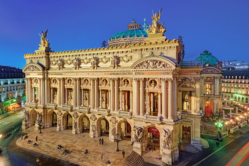 Palais Garnier Opera Paris für das Pariser Opernhaus HD-Hintergrundbild