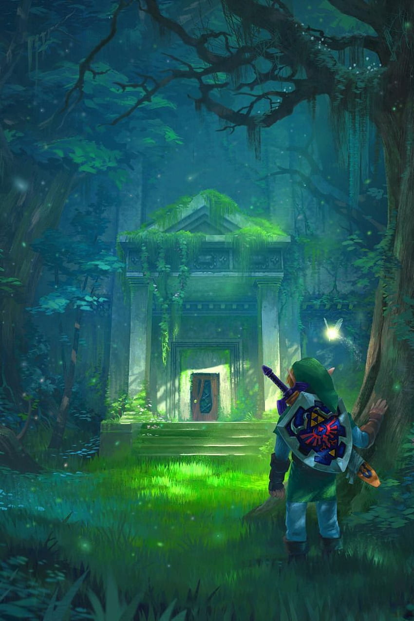 Zamanın Ocarina'sı. Zelda sanatı, Zelda efsanesi, zamanın Ocarina'sı HD telefon duvar kağıdı