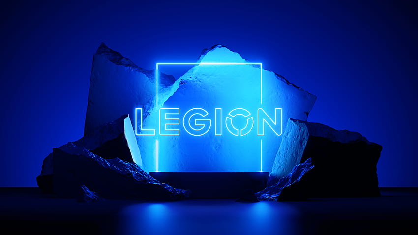 Comunidade de jogos Legion, Lenovo Blue papel de parede HD