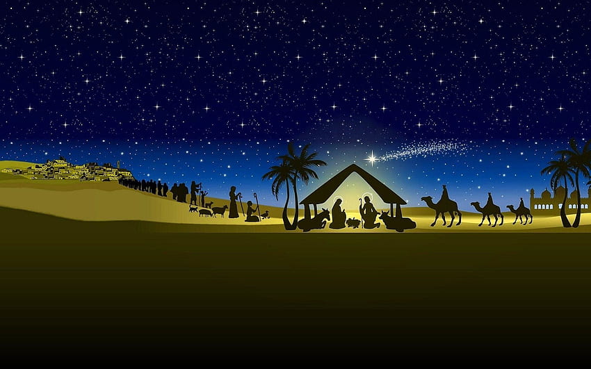 Christmas Bethlehem HD wallpaper