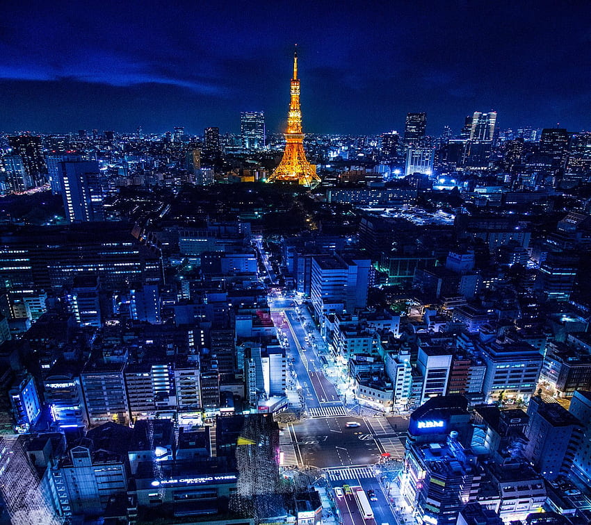 Other Tokyo Tower Japanese Scenery Japan City Night Fullscreen HD ...