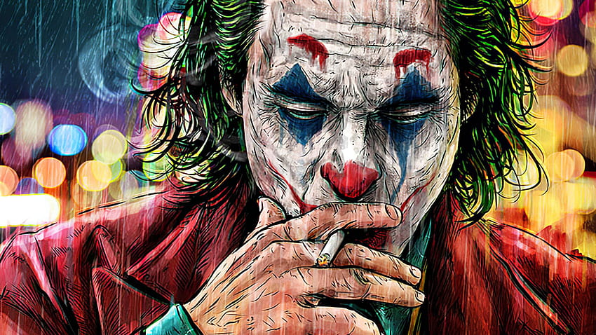 Joker Smoking - Top 35 Joker Cigarette Smoking Background, Joker PC HD wallpaper