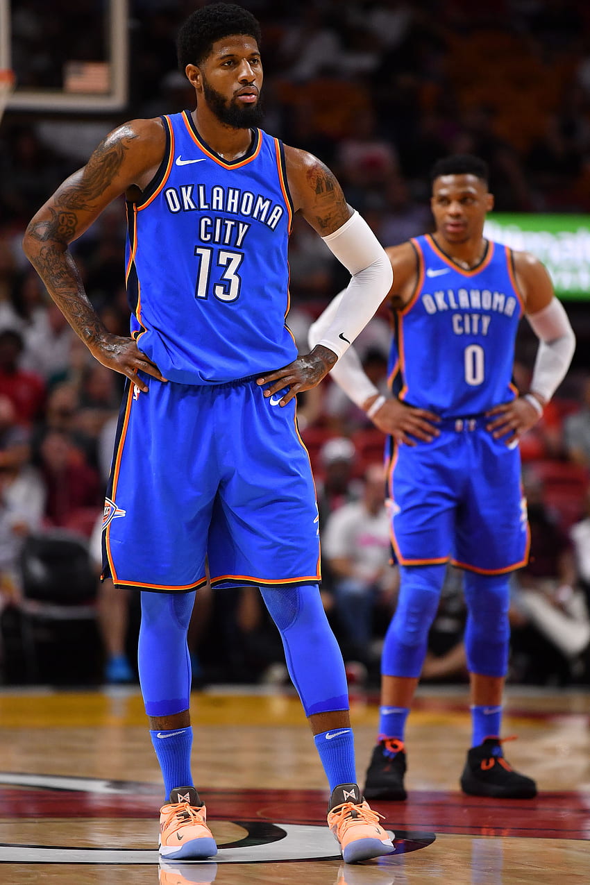 Paul George And Russell Westbrook iPhone - - HD phone wallpaper