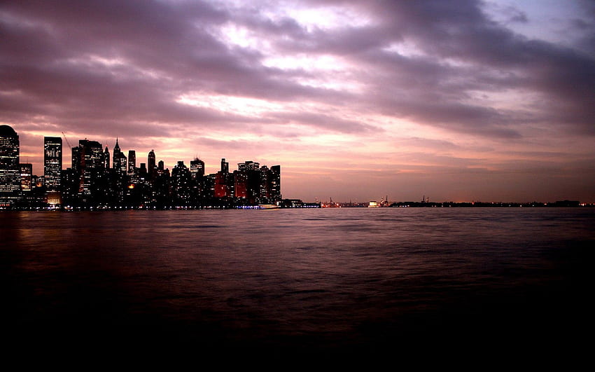 Buildings & City: Lower Manhattan at dawn, nr. 53909 HD wallpaper