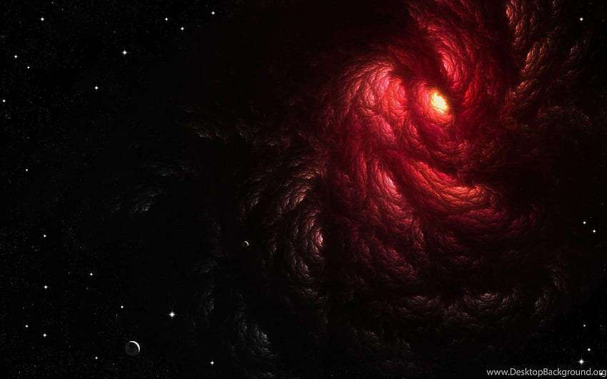Nuvole Outer Space Stelle rosse Pianeti Void Maw . , Vuoto Oscuro Sfondo HD