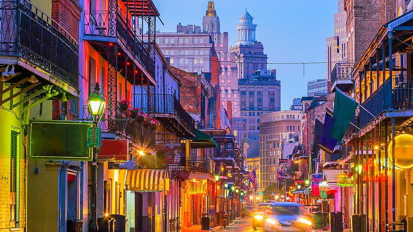 : Jazz de Nueva Orleans, Noche de Nueva Orleans fondo de pantalla