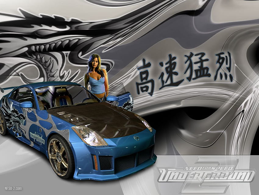 Need For Speed ​​Underground 2 1280 960 - Underground 2 350z Azul - - fondo de pantalla