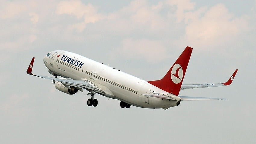 Background : Boeing 737 800 NG Turkish Airlines HD wallpaper