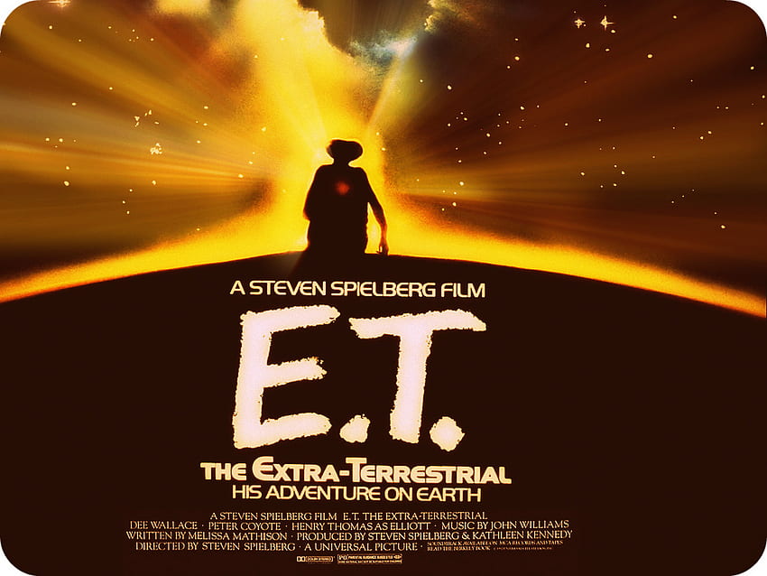 E.T. Vintage Poster PC and Mac, Old School Poster HD wallpaper
