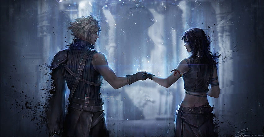 Final Fantasy Cloud Strife Tifa Lockhart P Wallpaper HD