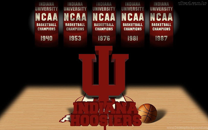 Indiana Hoosiers Hardwood, Bola Basket Universitas Indiana Wallpaper HD