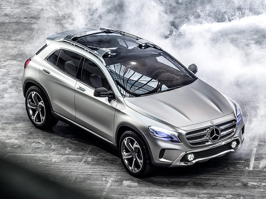 Cars, Lights, Concept, Mercedes-Benz, Headlights, Silver, Silvery, Crossover, Glk HD wallpaper