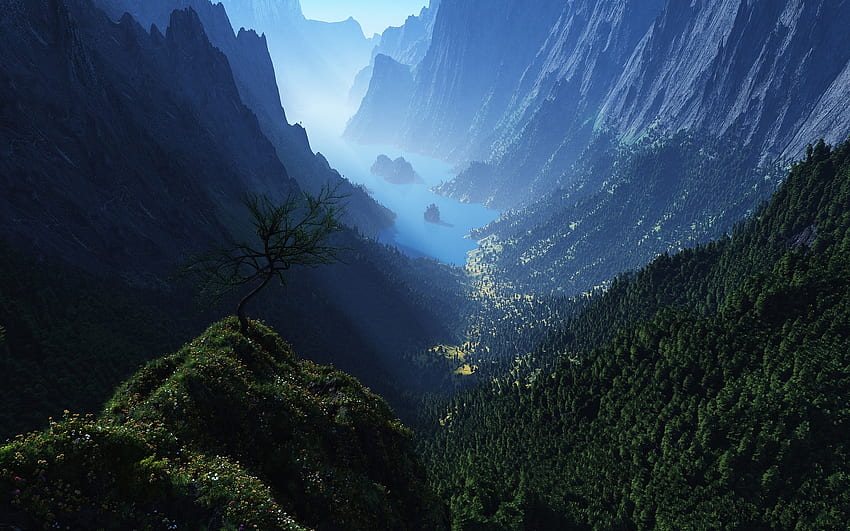 Landscape, Mountains HD wallpaper | Pxfuel