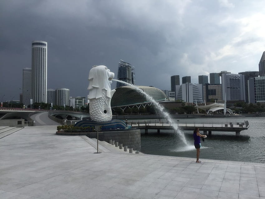 The Singapore Merlion. The story behind this mythical creature, Merlion Singapore HD wallpaper