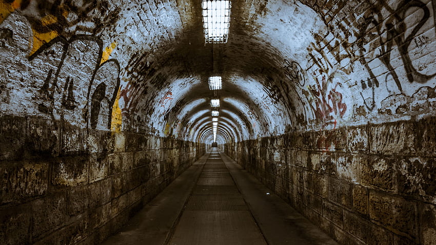 Tunnel, underground, passage, path HD wallpaper