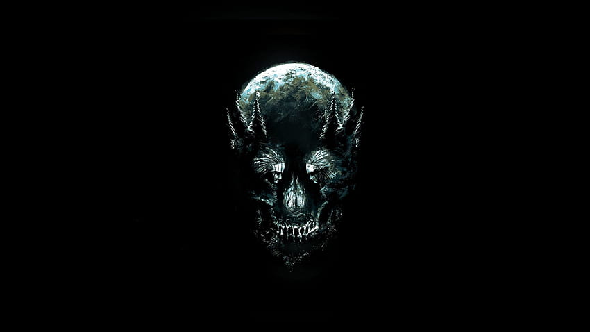 death, skull, minimal, art, , , background, 858917 HD wallpaper