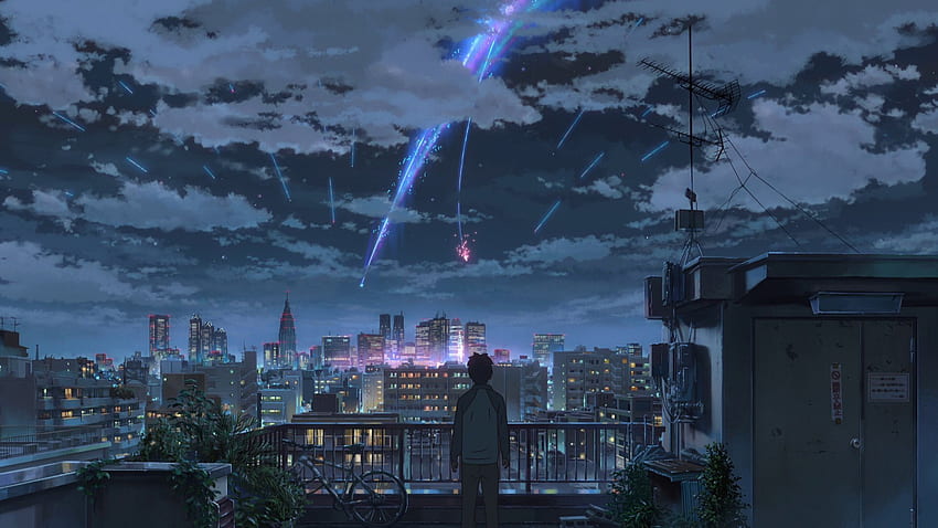 Anime - Tu nombre cielo, ambiente de anime fondo de pantalla