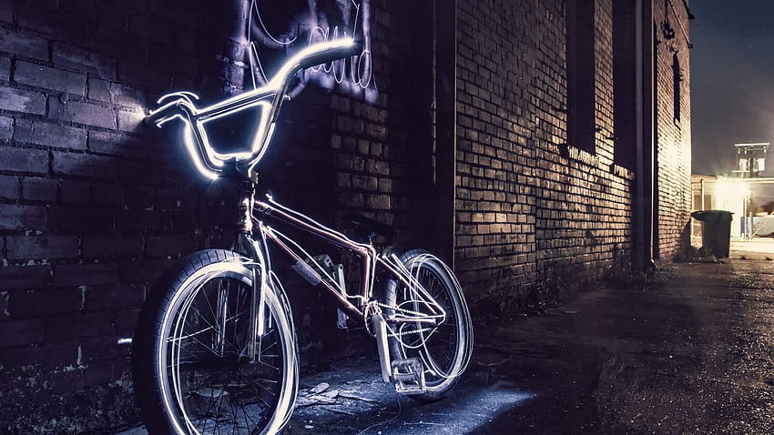 Bicycle Neon Resolution , , Background, and, BMX Bike HD wallpaper