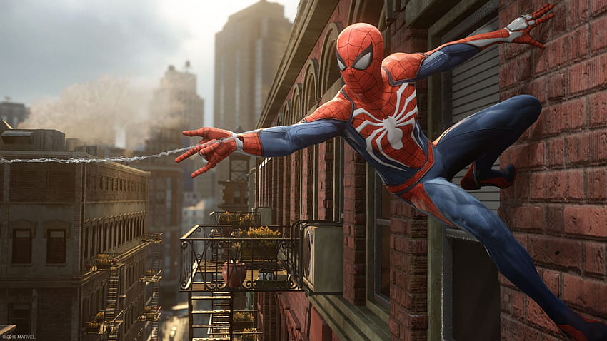 Игра Spider-Man Web Shooter Ps4, Spider-Man Web HD тапет