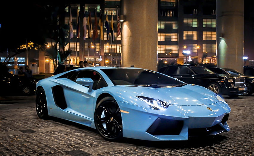 Lambo azul, Lamborghini azul y negro fondo de pantalla | Pxfuel