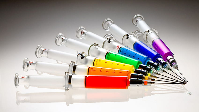 Voluma. Contour Dermatology. Rainbow, Beautiful rainbow, Rainbow colors, Syringe Needle HD wallpaper