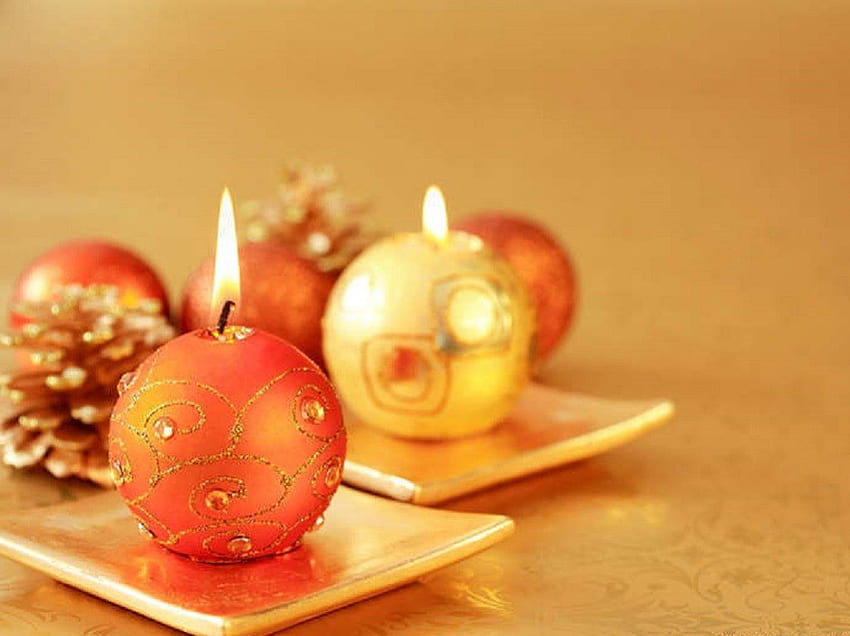 2. Адвентни свещи, натюрморт, свещи, абстракт, Коледа HD тапет