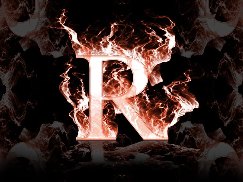 Fire Letter R Logo Icon, flame shape inside R Letter. Stock Vector | Adobe  Stock