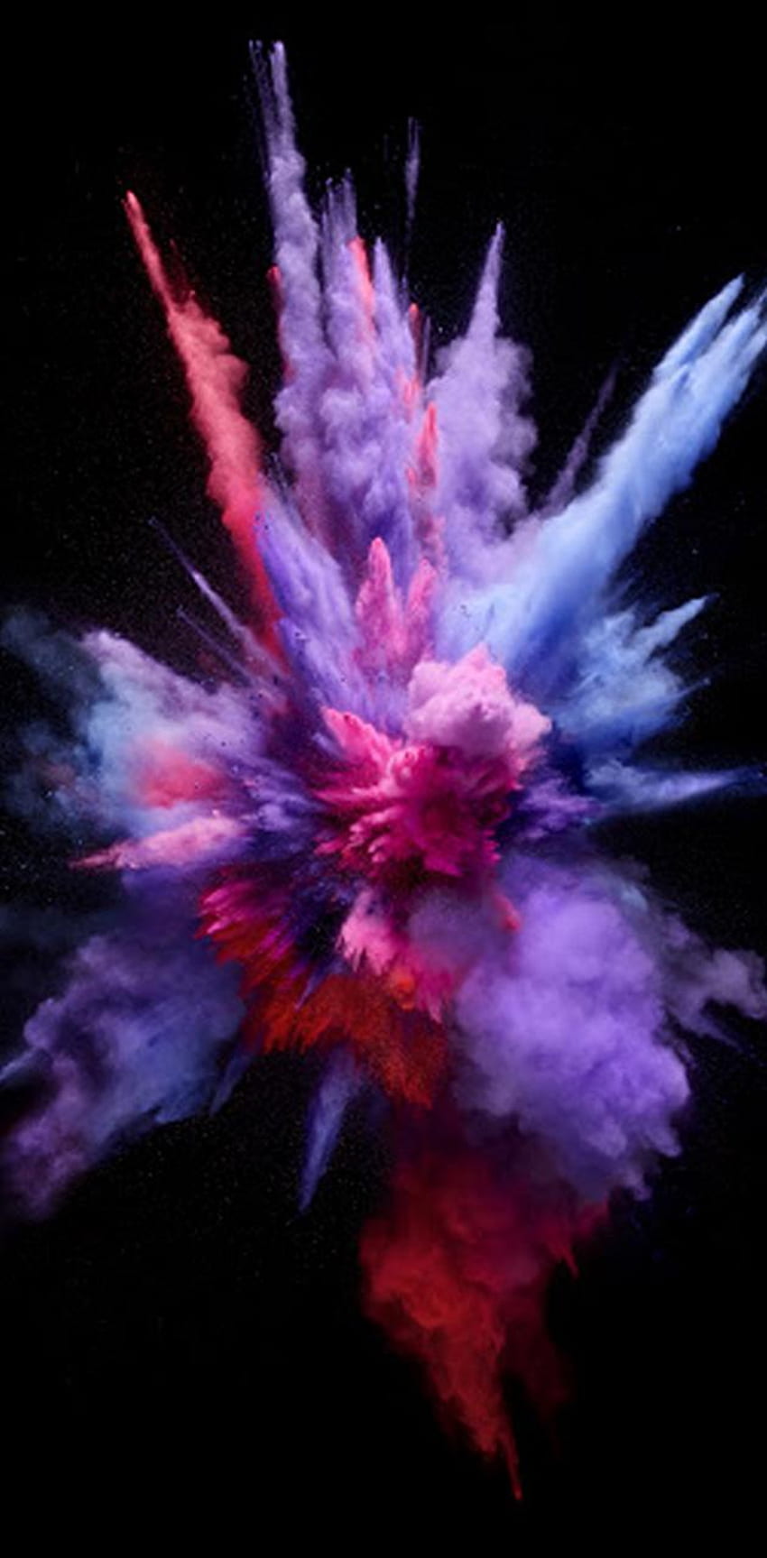 Eksplozja kolorów, eksplozja iPhone'a Tapeta na telefon HD