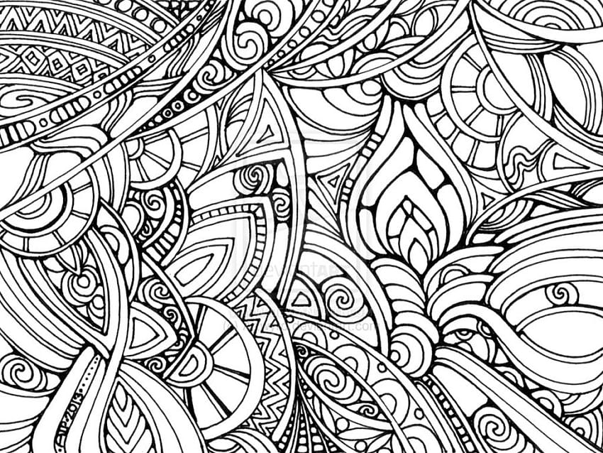 printable adult coloring pages abstract printable HD wallpaper
