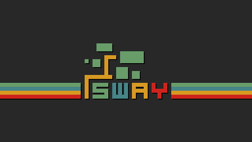 Както е поискано, ето малко фон за Sway, използвайки цветовата схема Gruvbox: R Swaywm HD тапет