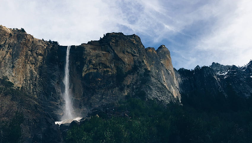 wodospad, zabawa, fajny, przyroda, góra Tapeta HD