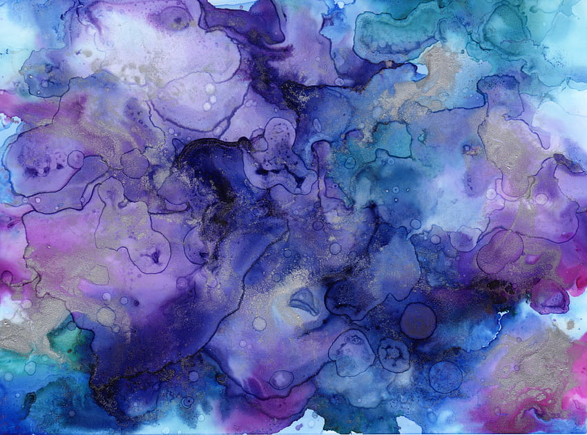 Abstract, Paint, Stains, Spots, Ink, Watercolor HD wallpaper