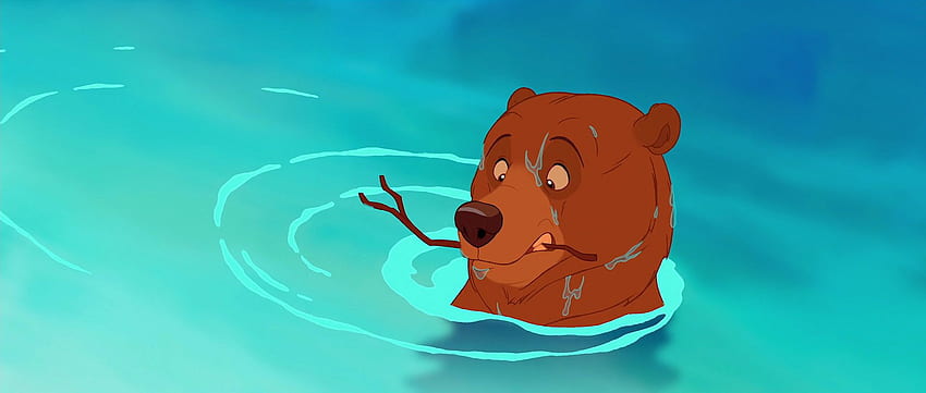 Download Brother Bear Kenai And Koda In Forest Wallpaper  Wallpaperscom