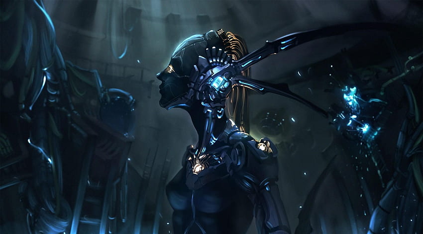 Robot, Cyborg, Mechanism, Girl . Mocah, Epic Robot HD wallpaper