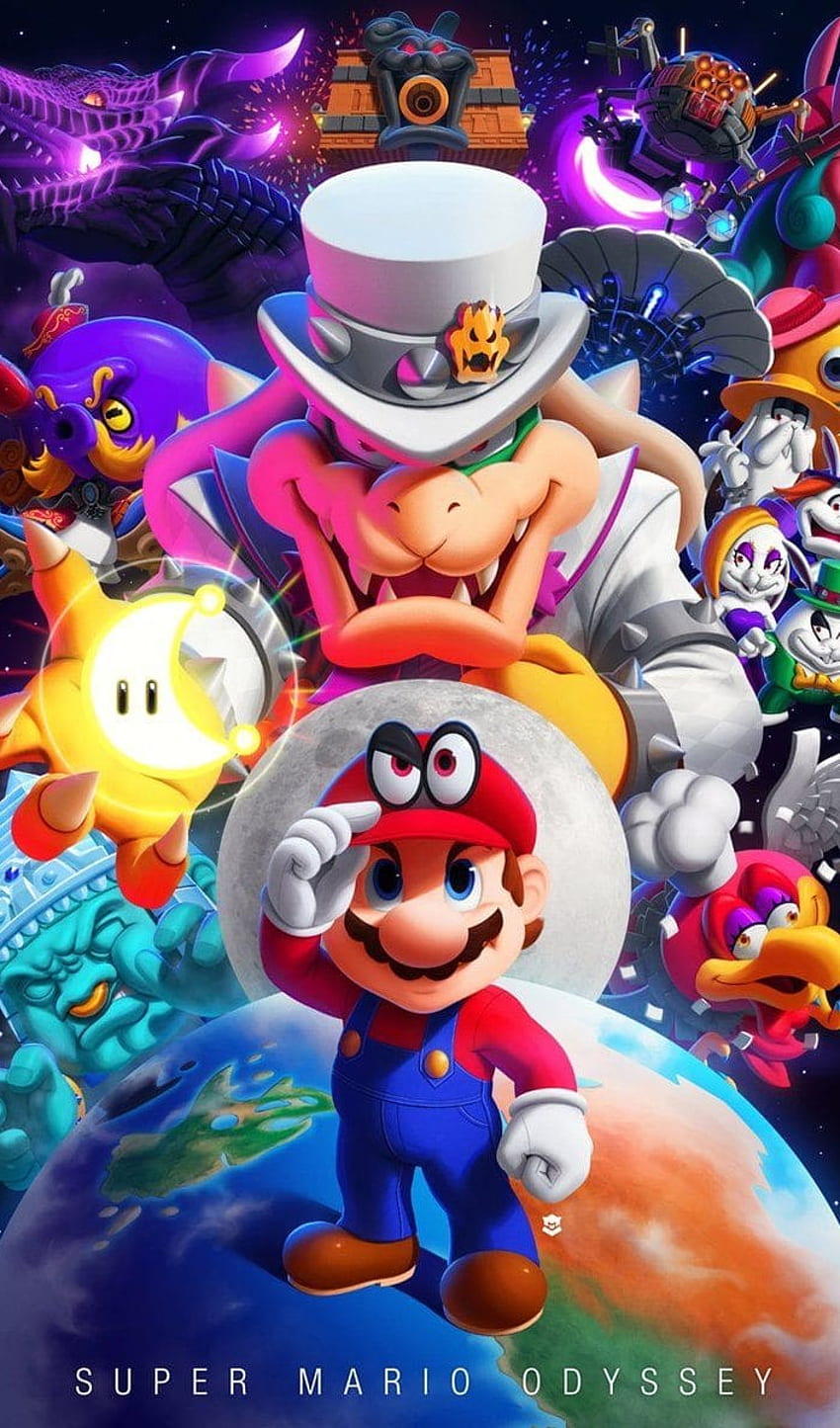 Mario - พื้นหลัง Super Mario ที่ดีที่สุด 35 อันดับแรก Mario Cool วอลล์เปเปอร์โทรศัพท์ HD
