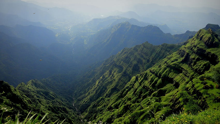 montagnes, brouillard, paysage Fond complet. Destinations de vacances en Inde, iPad air , Lieux touristiques, Pérou Paysage Fond d'écran HD