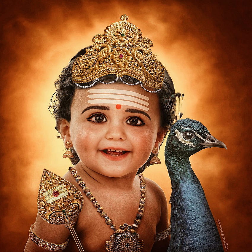 Lord Murugan Artwork, Baby Lord Murugan HD phone wallpaper | Pxfuel