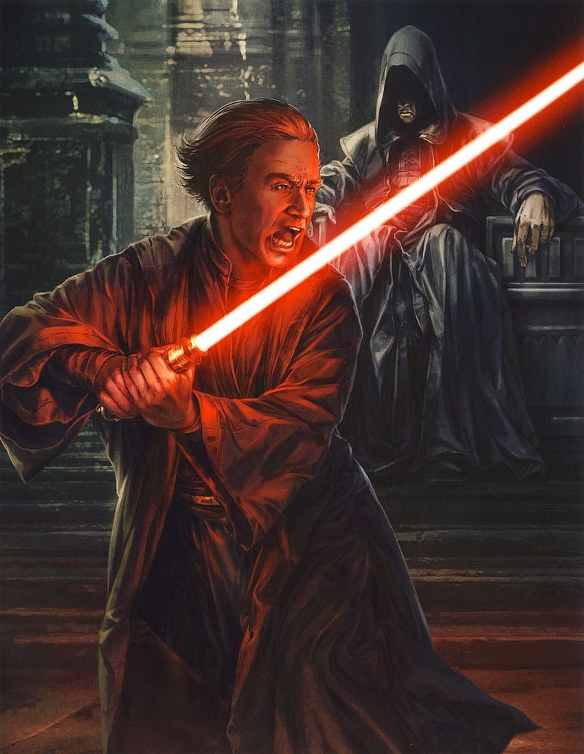 Young Palpatine and Darth Plagueis by Chris Trevas. Star wars HD phone wallpaper