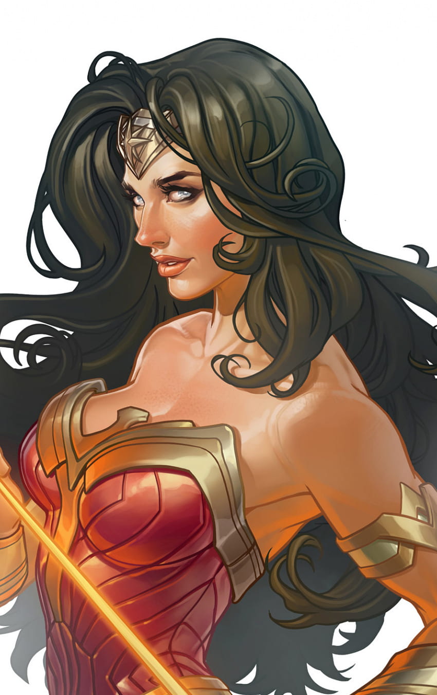 Wonder Woman, Fan Art, Beautiful, - Wonder Woman Comic Beautiful, Wonder Woman 52 HD phone wallpaper